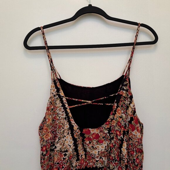 FREE PEOPLE sleeveless maxi floral dress S 4/6 - Picture 5 of 7